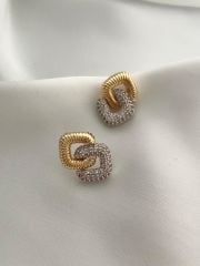 Helena zirkon taşlı mix küpe