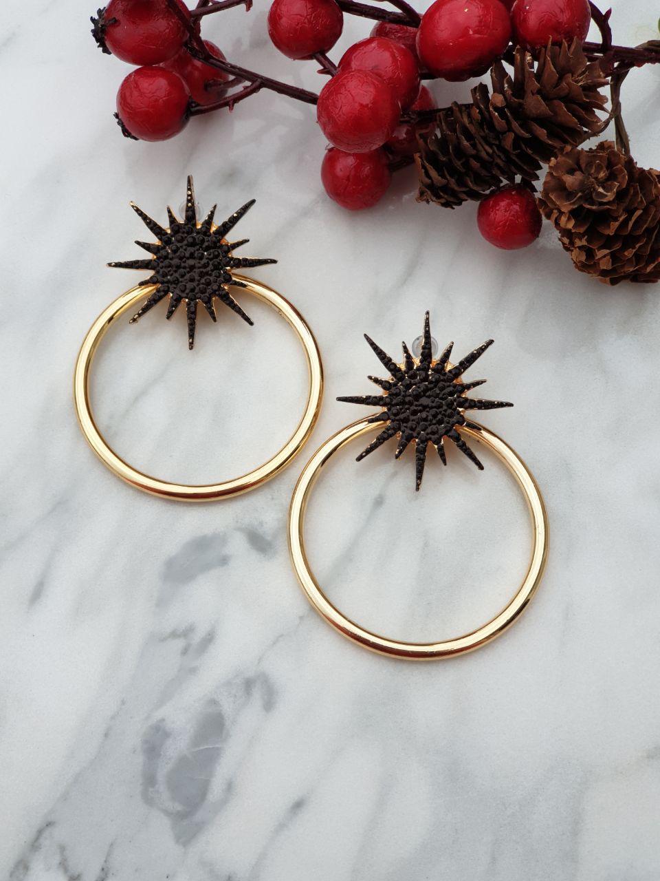 Kutup yıldızı küpe