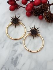 Kutup yıldızı küpe