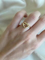 Minimal kalp yüzük