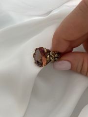 Bronz Turmalin yüzük