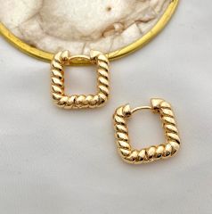 Simple burgu küpe