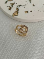 Zirkon taşlı iğne model earcuff