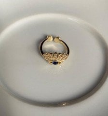 Minimal taşlı göz yüzük