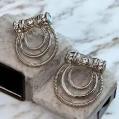 Hira zirkon taşlı vip küpe