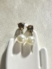 Zultanit taşlı inci küpe