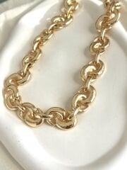 Sonsuzluk kalın zincir kolye