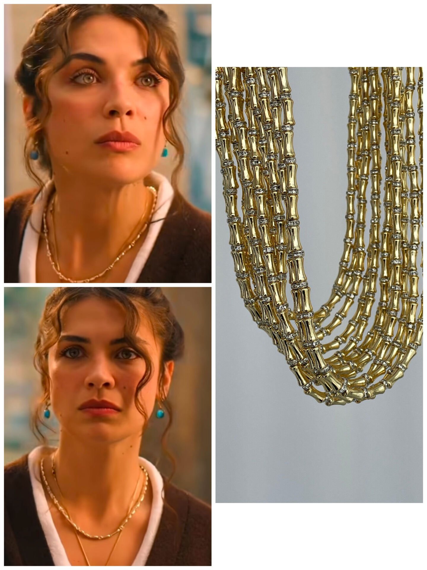 Sofia seri çelik kolye