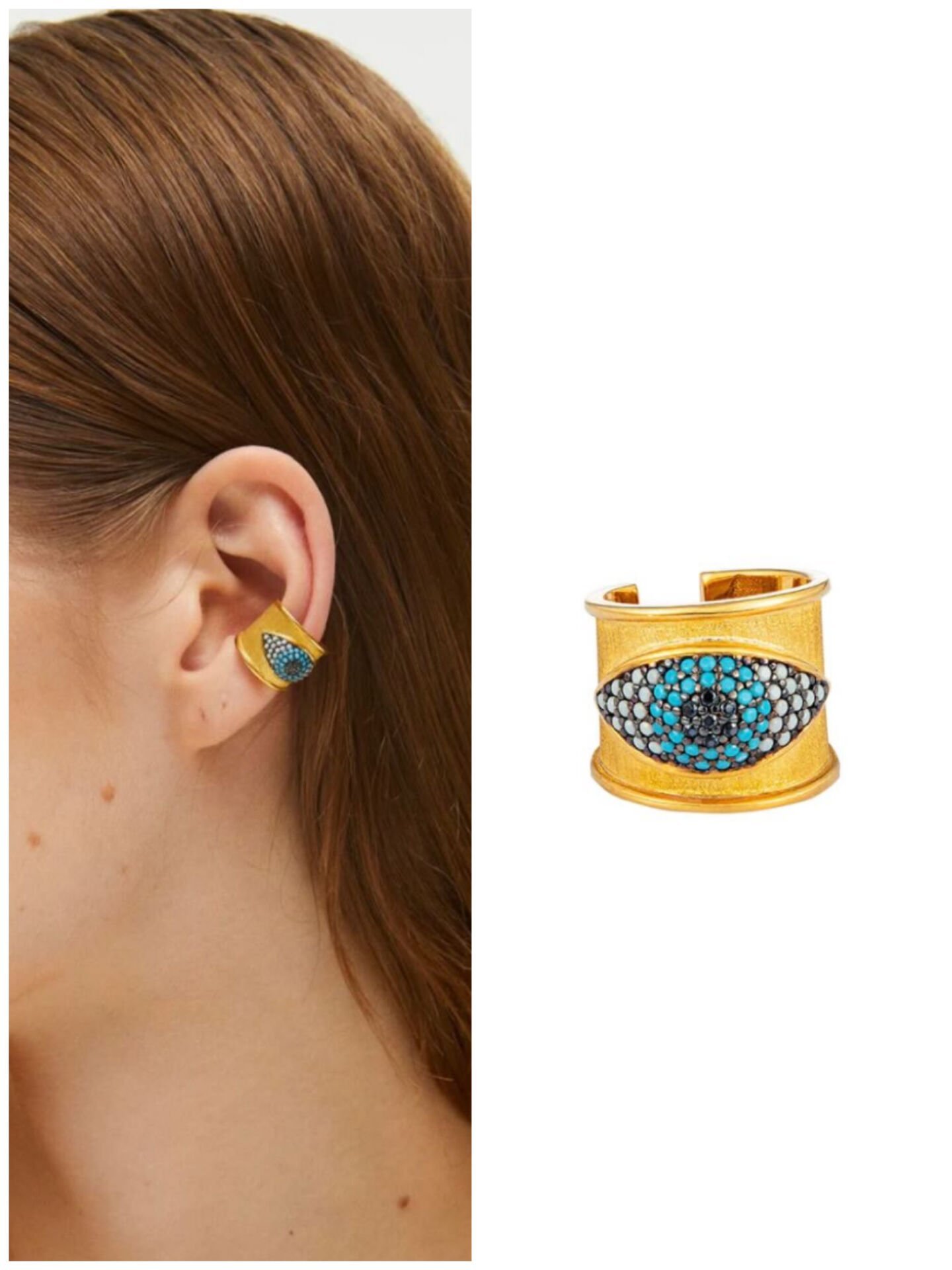 Thor göz kıkırdak küpe