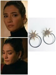 Kutup yıldızı mix küpe