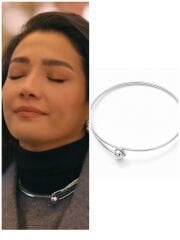 Top detaylı choker kolye