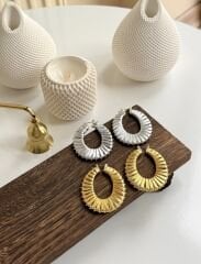 Golden Power Halka Küpe