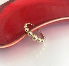 Topcuk detaylı yüzük