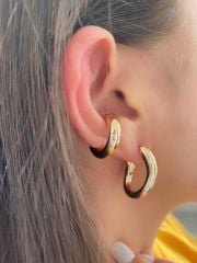 Wawe küpe & halka earcuff kombini