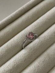 Marka kalp yüzük silver