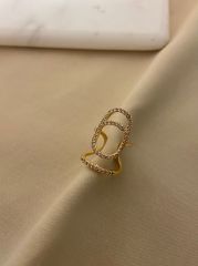 Oval taşlı tırnak yüzüğü / eklem yüzüğü