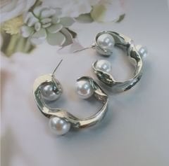 pearl grains Küpe