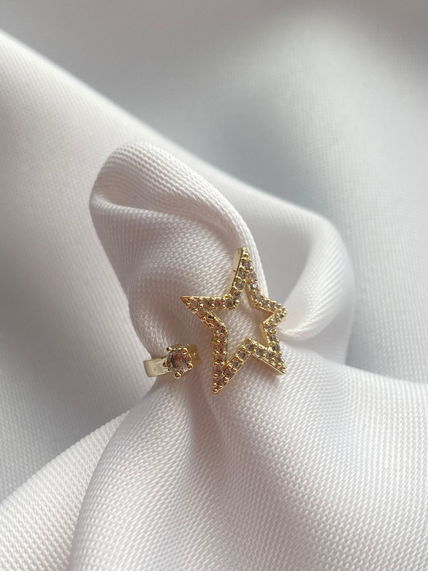 Zirkon taşlı Yıldız yüzük