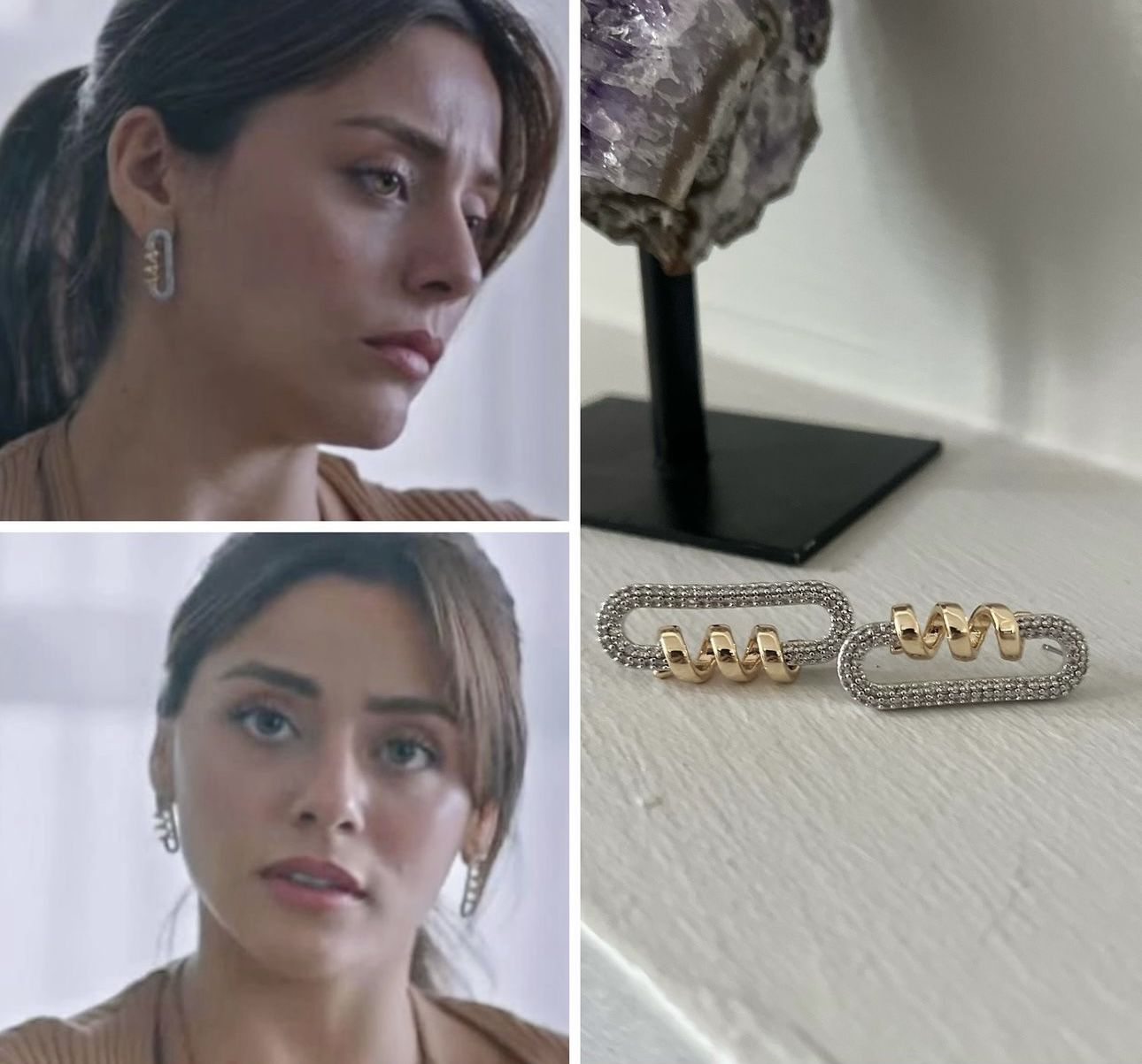 Mila mix tasarım küpe